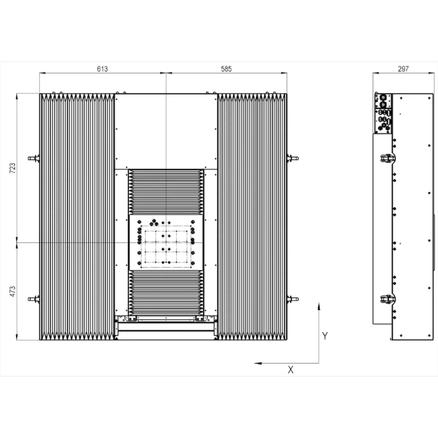 MW-0117 XY Air Bearing Stage Megawatt Motion Precision Air Bearing Solution